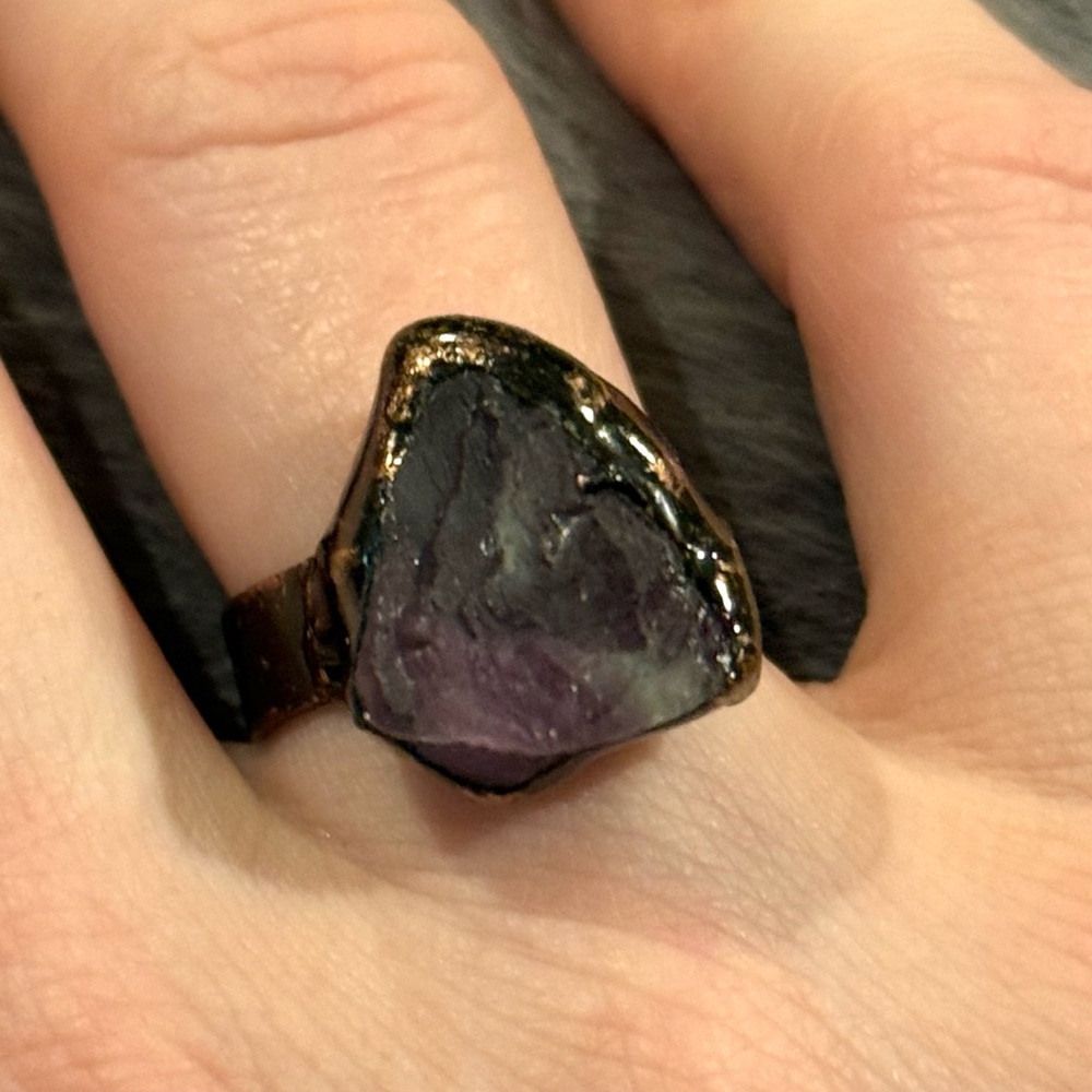 New Fluorite Crystal Ring - Picture 14 of 16